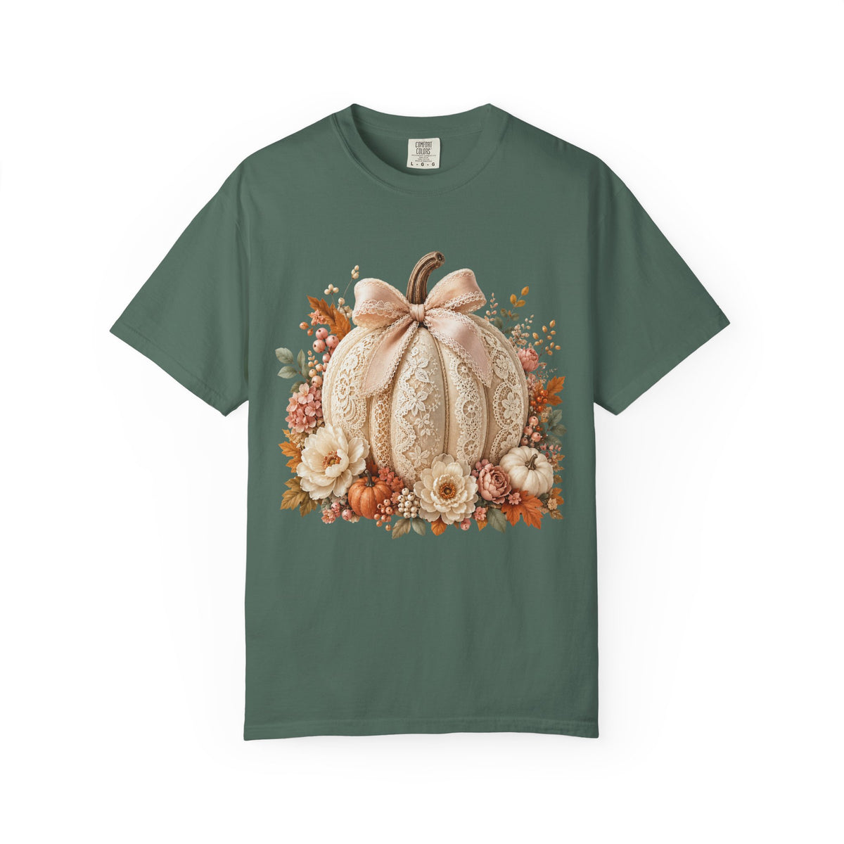 Floral Fall Pumpkin Tee