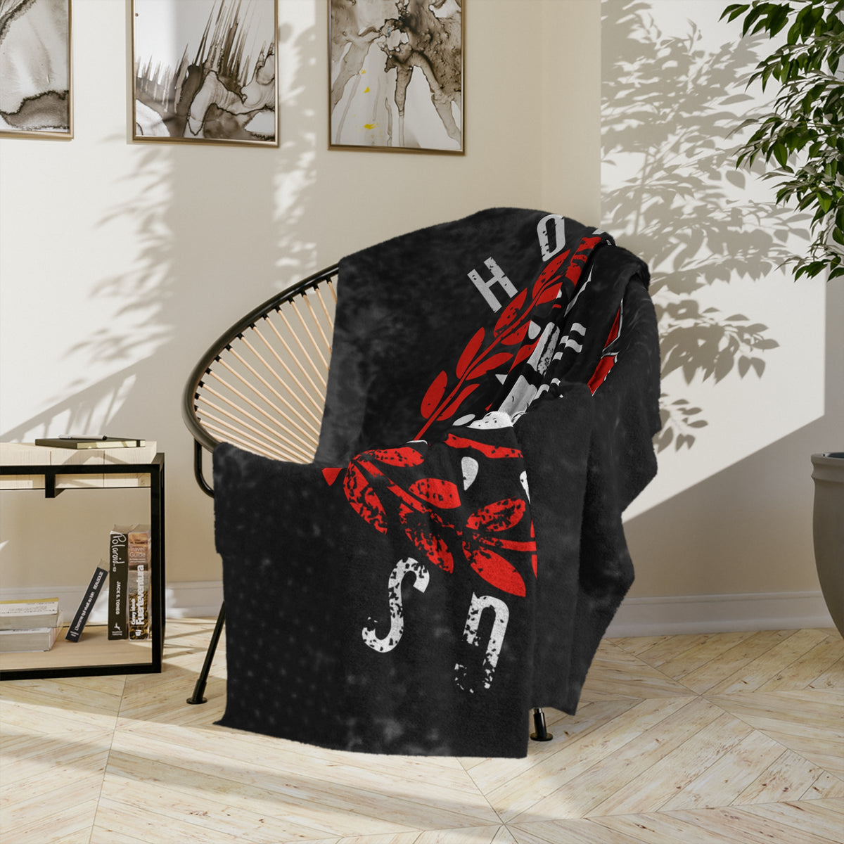 Odessa Bulldogs Velveteen Throw Blanket — "Home of the Bulldogs" Microfiber Cozy Throw