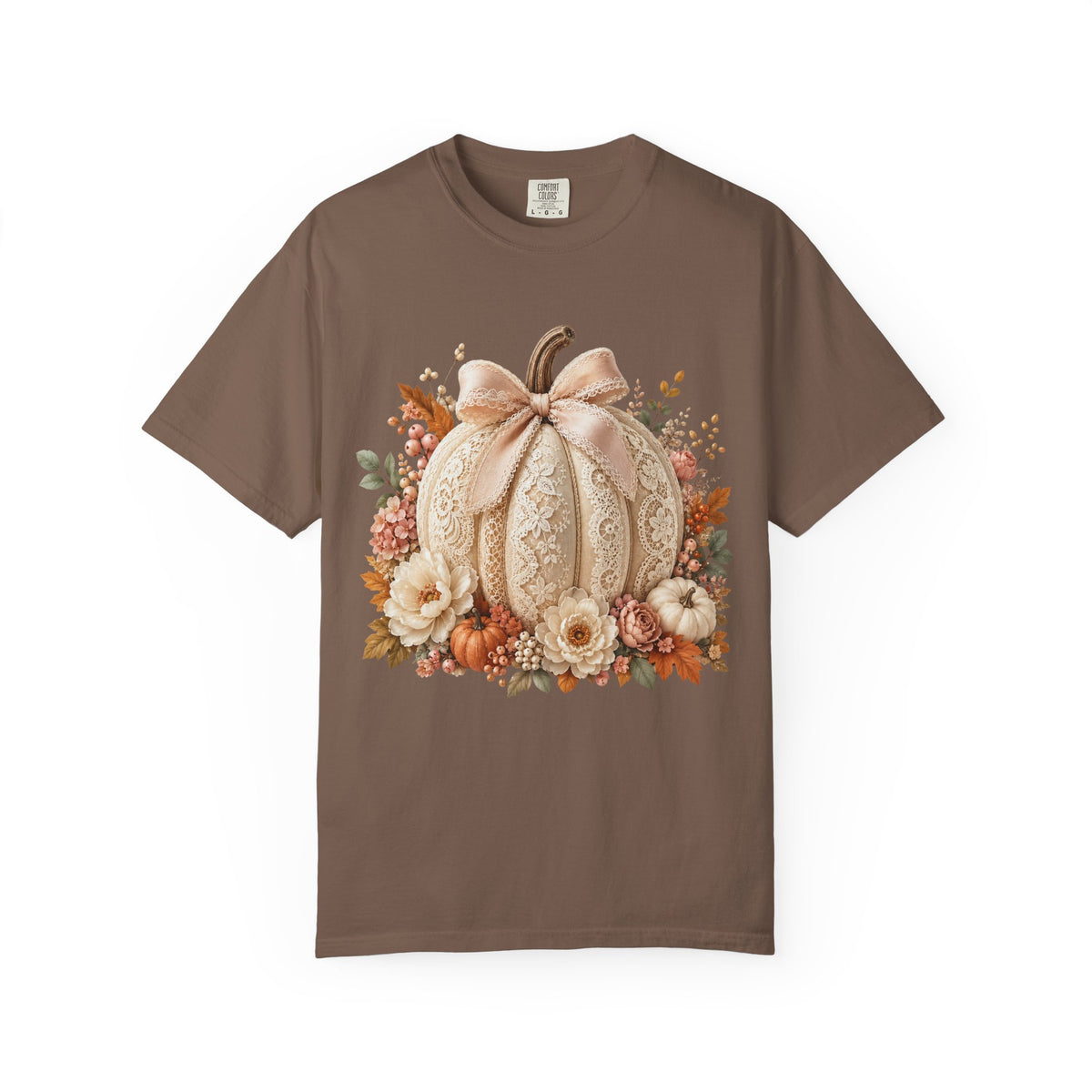 Floral Fall Pumpkin Tee