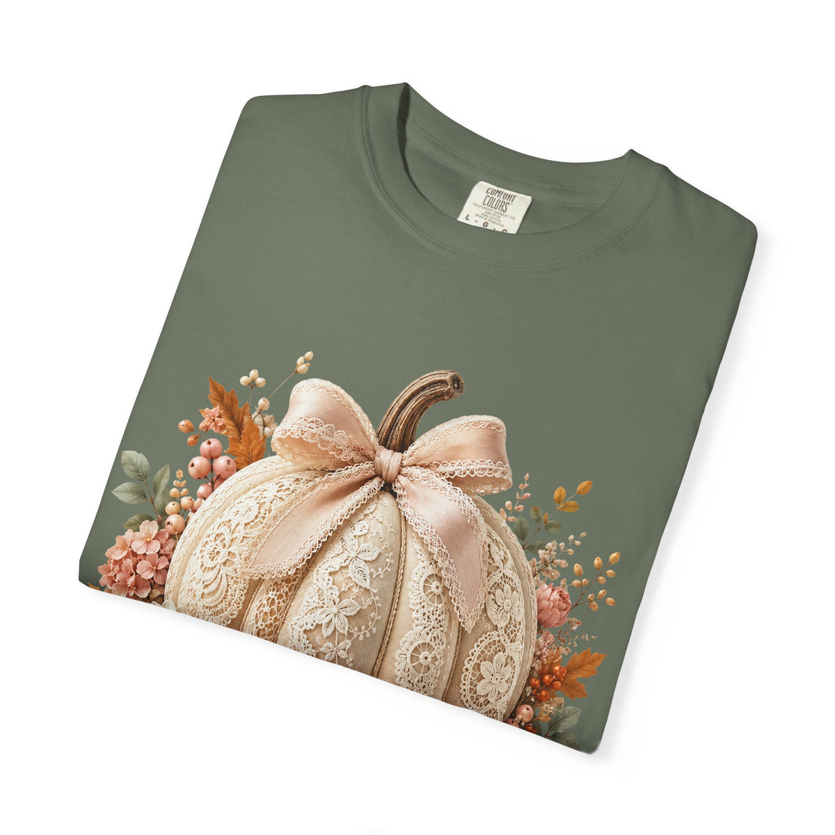 Floral Fall Pumpkin Tee