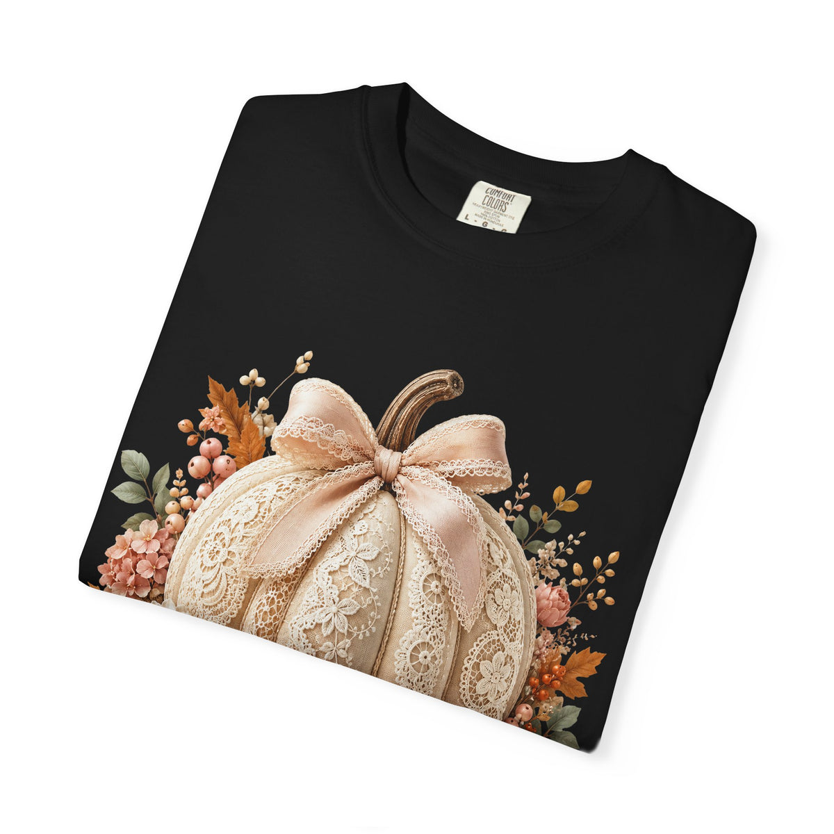 Floral Fall Pumpkin Tee