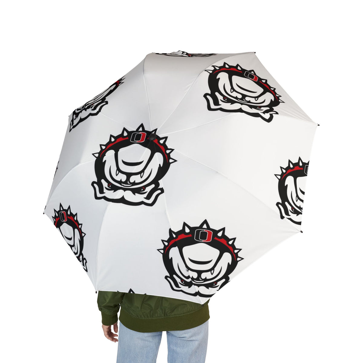Bulldogs Semi-Automatic Foldable Umbrella