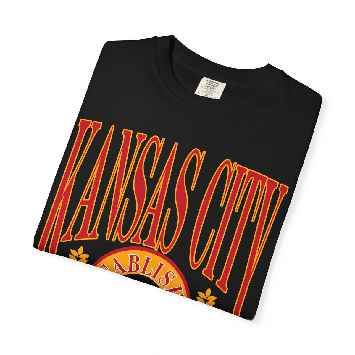 Kansas City Football Comfort Colors Tee