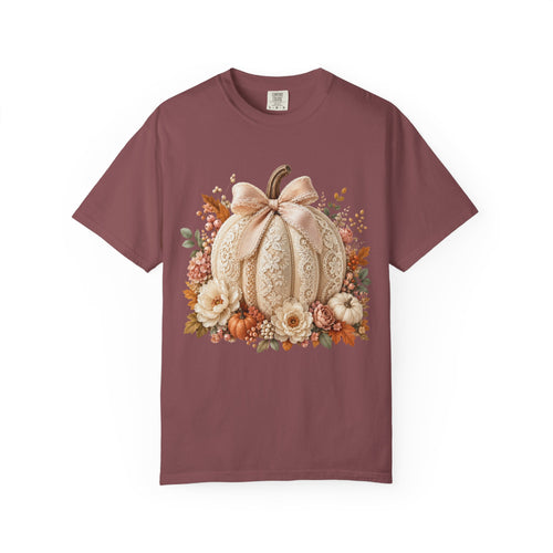 Floral Fall Pumpkin Tee