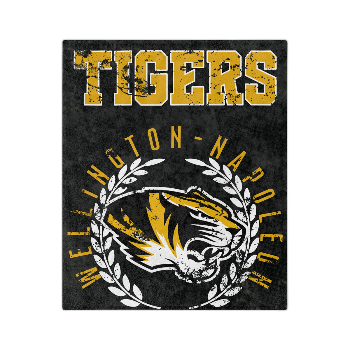 Wellington Napoleon Tigers Microfiber Blanket