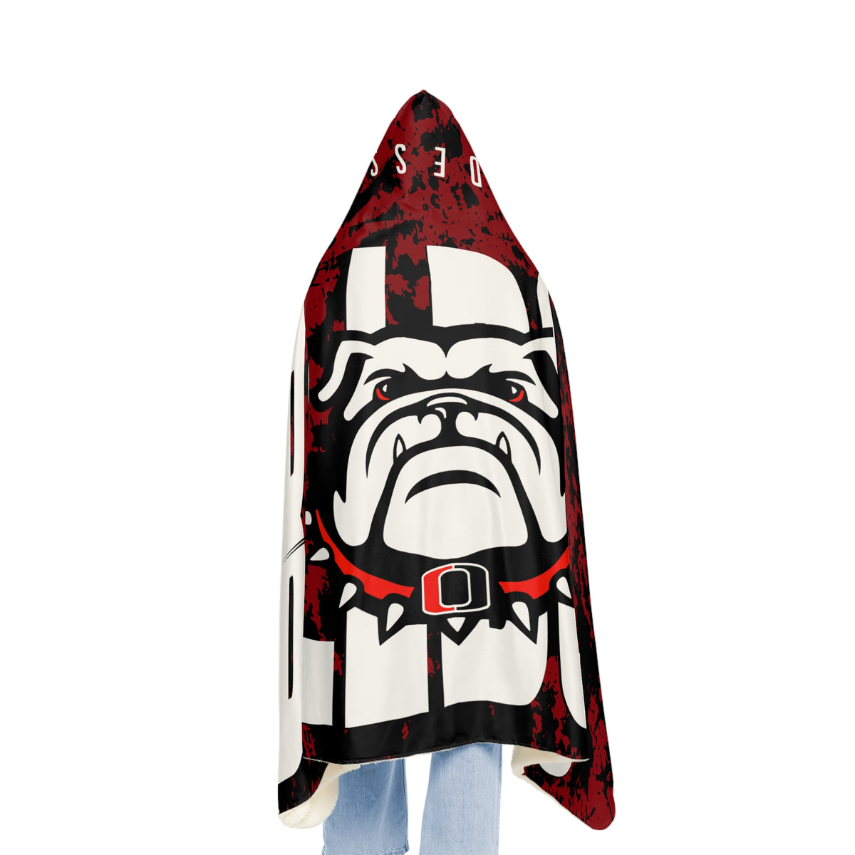 Odessa Bulldogs Hooded Blanket