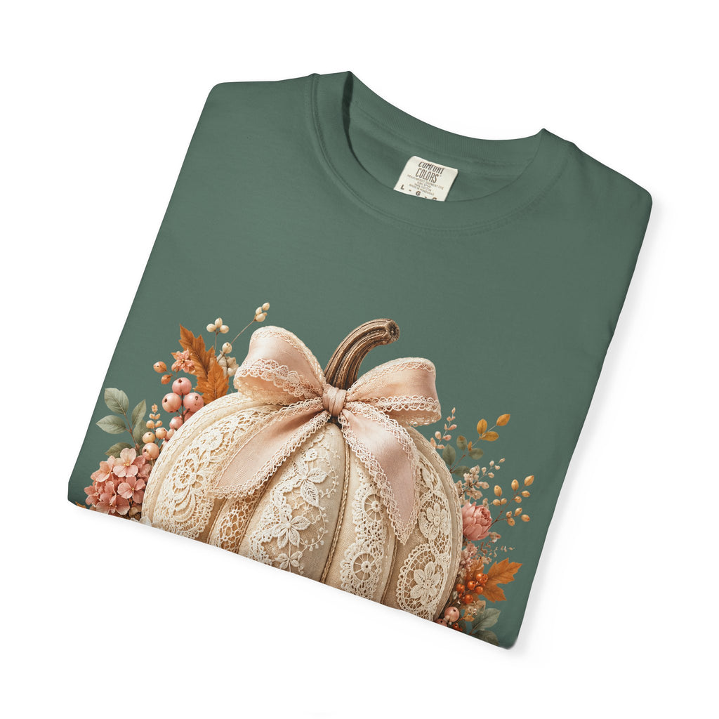 Floral Fall Pumpkin Tee