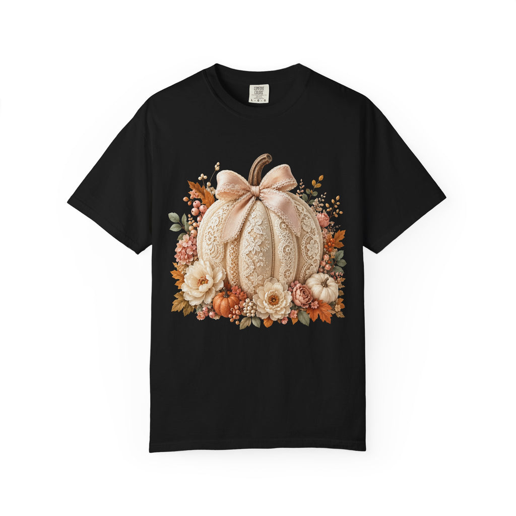 Floral Fall Pumpkin Tee