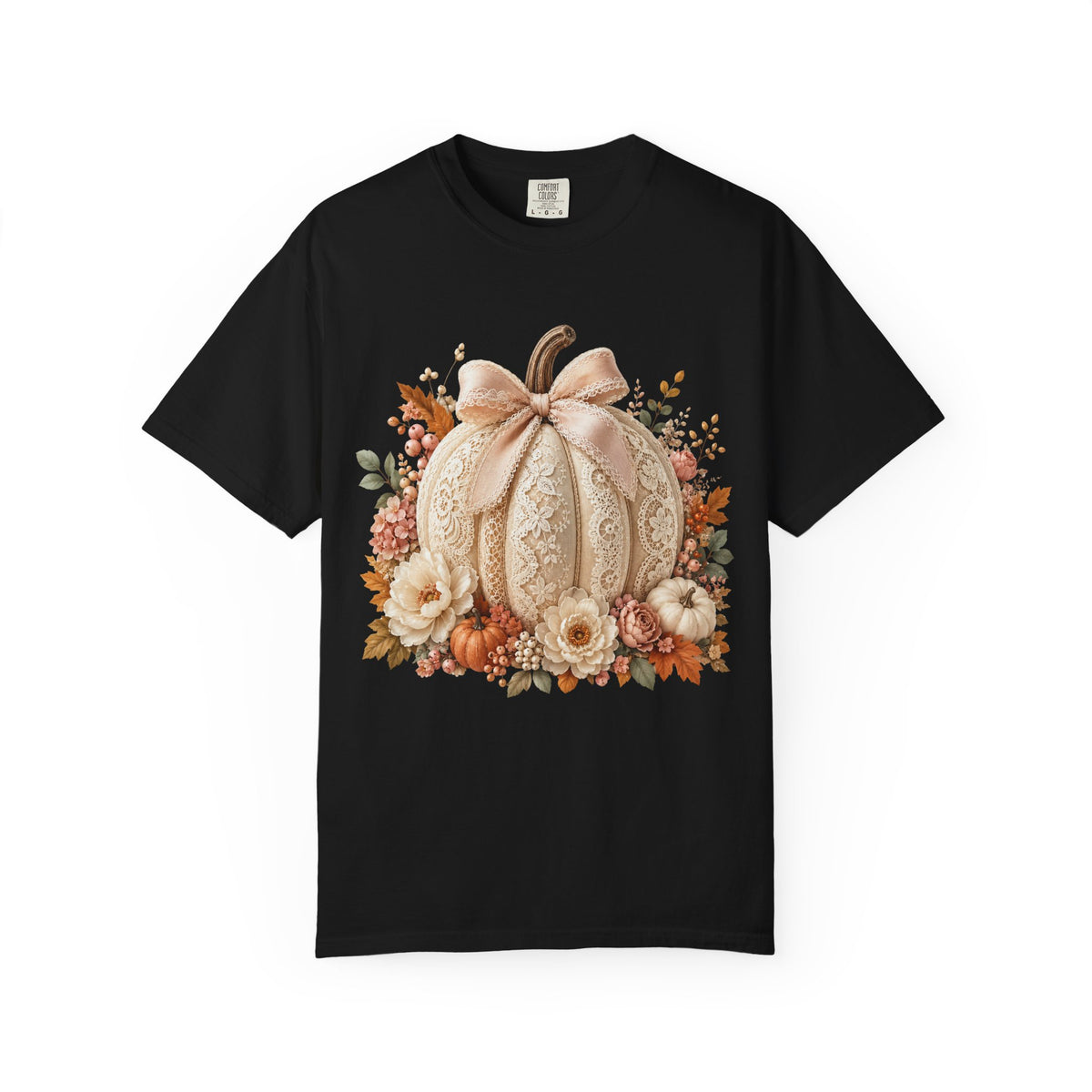 Floral Fall Pumpkin Tee