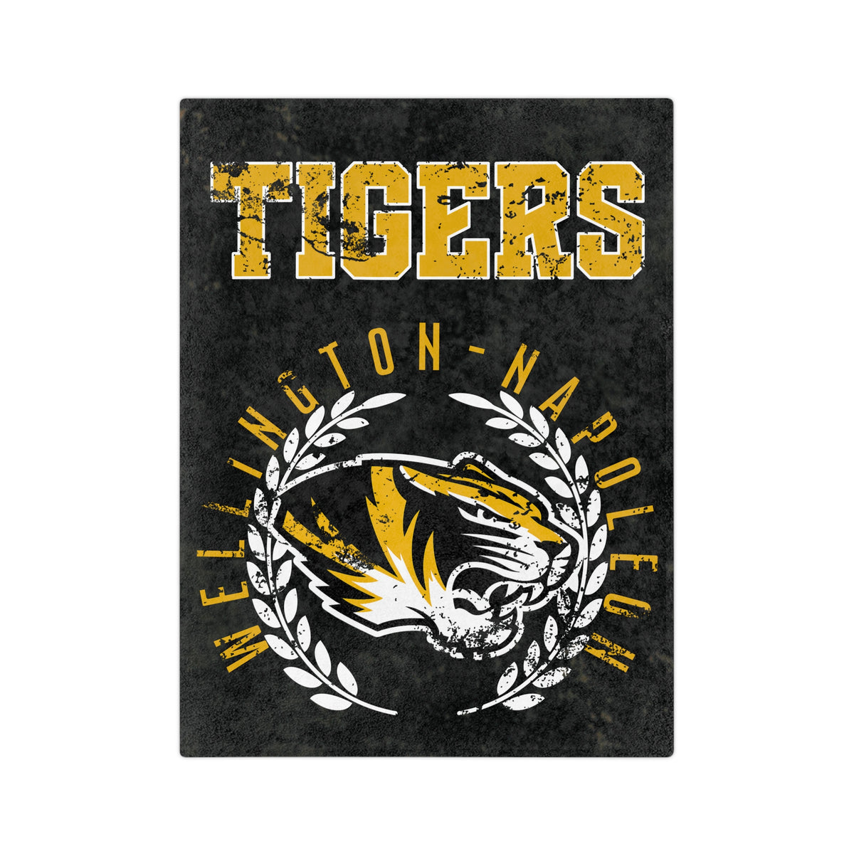 Wellington Napoleon Tigers Microfiber Blanket