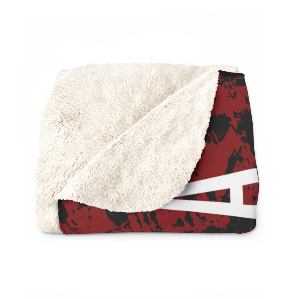Odessa Bulldogs Sherpa Fleece Blanket | Bulldog Mascot Team Throw