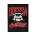 Odessa Bulldogs Mascot Blanket | Velveteen Microfiber Blanket