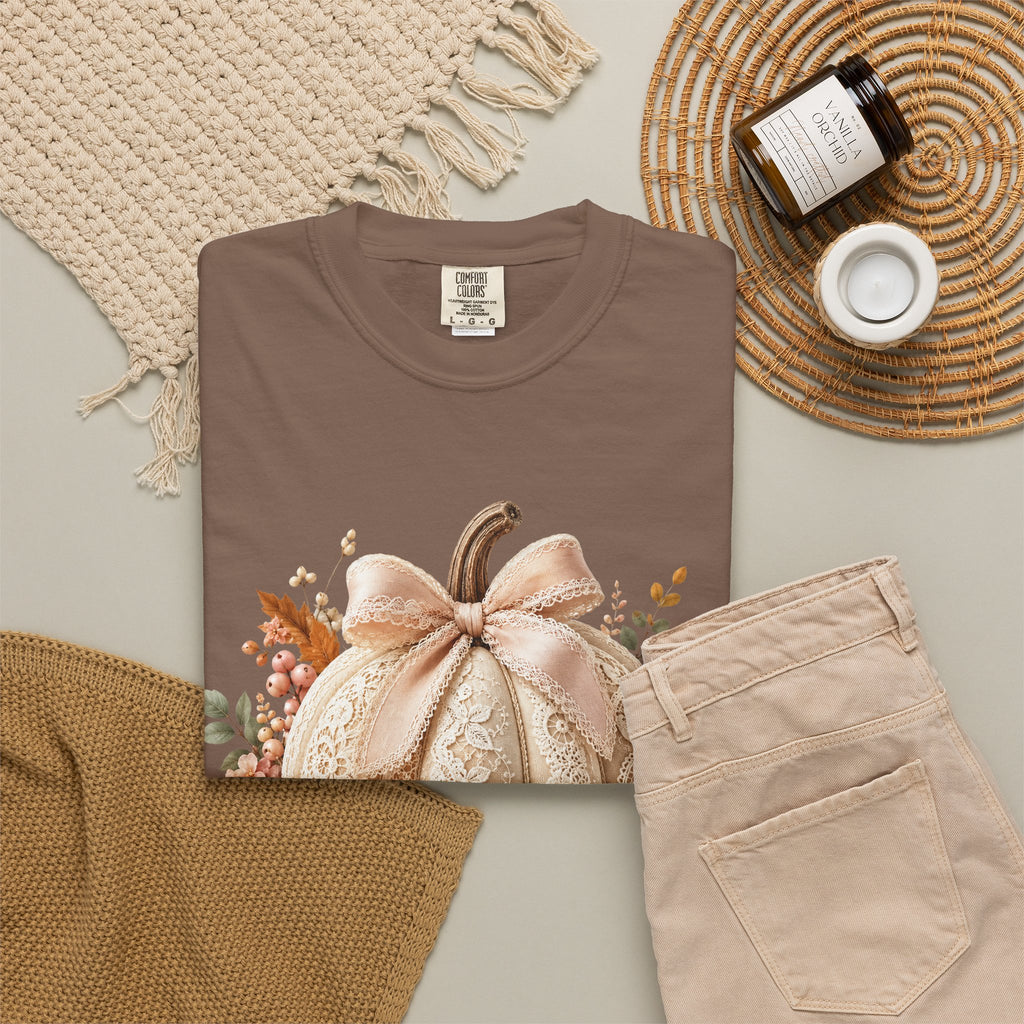 Floral Fall Pumpkin Tee