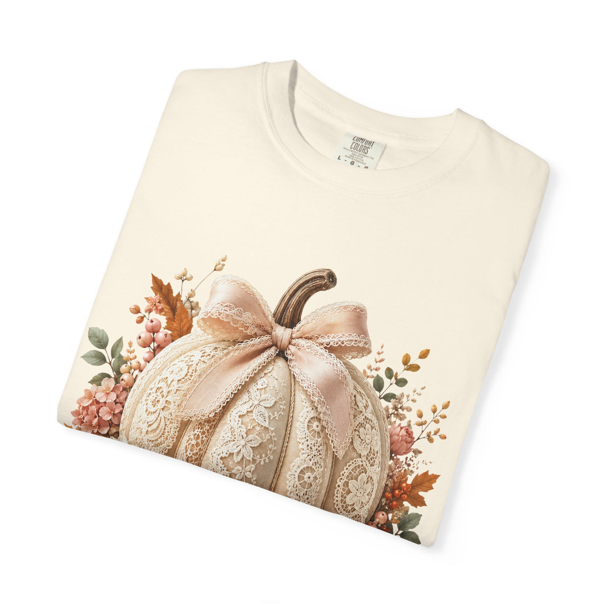 Floral Fall Pumpkin Tee