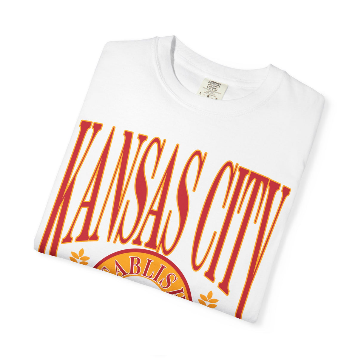 Kansas City Football Comfort Colors Tee