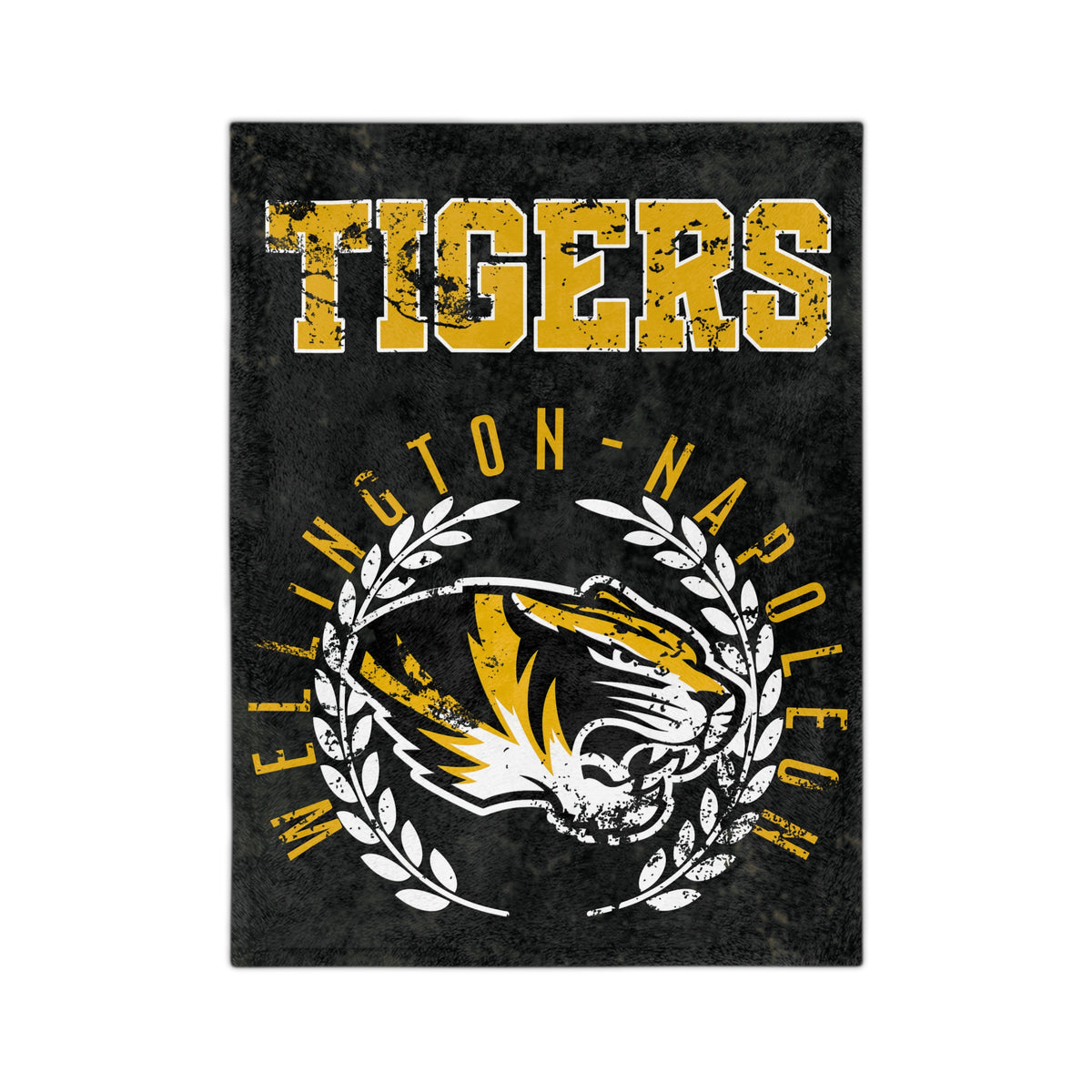 Wellington Napoleon Tigers Microfiber Blanket