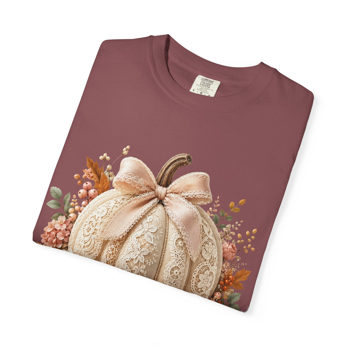 Floral Fall Pumpkin Tee