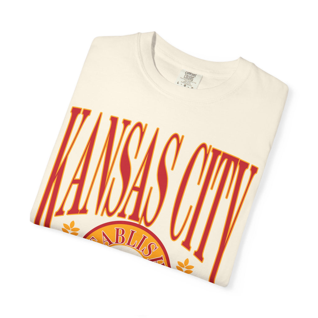 Kansas City Football Comfort Colors Tee