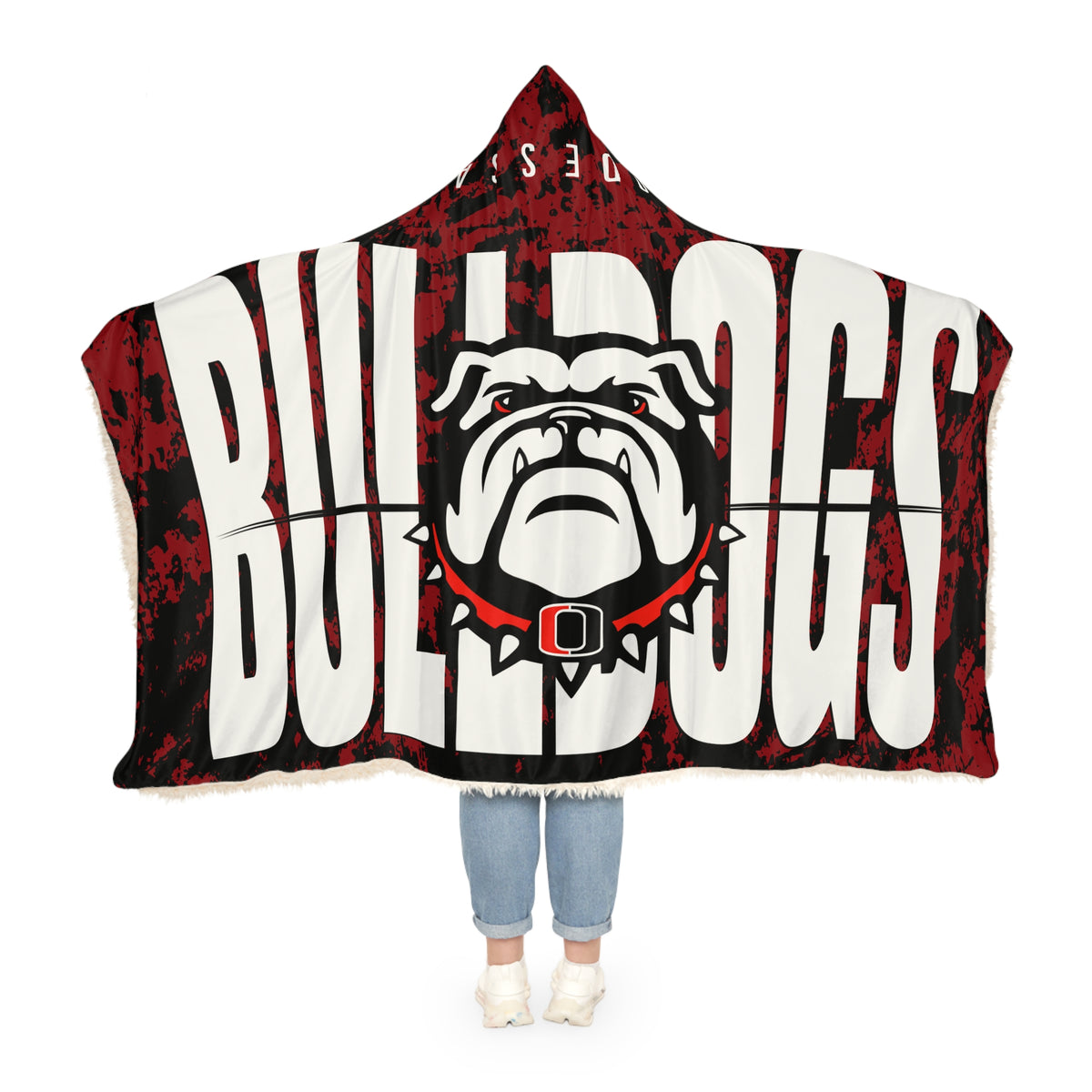Odessa Bulldogs Hooded Blanket