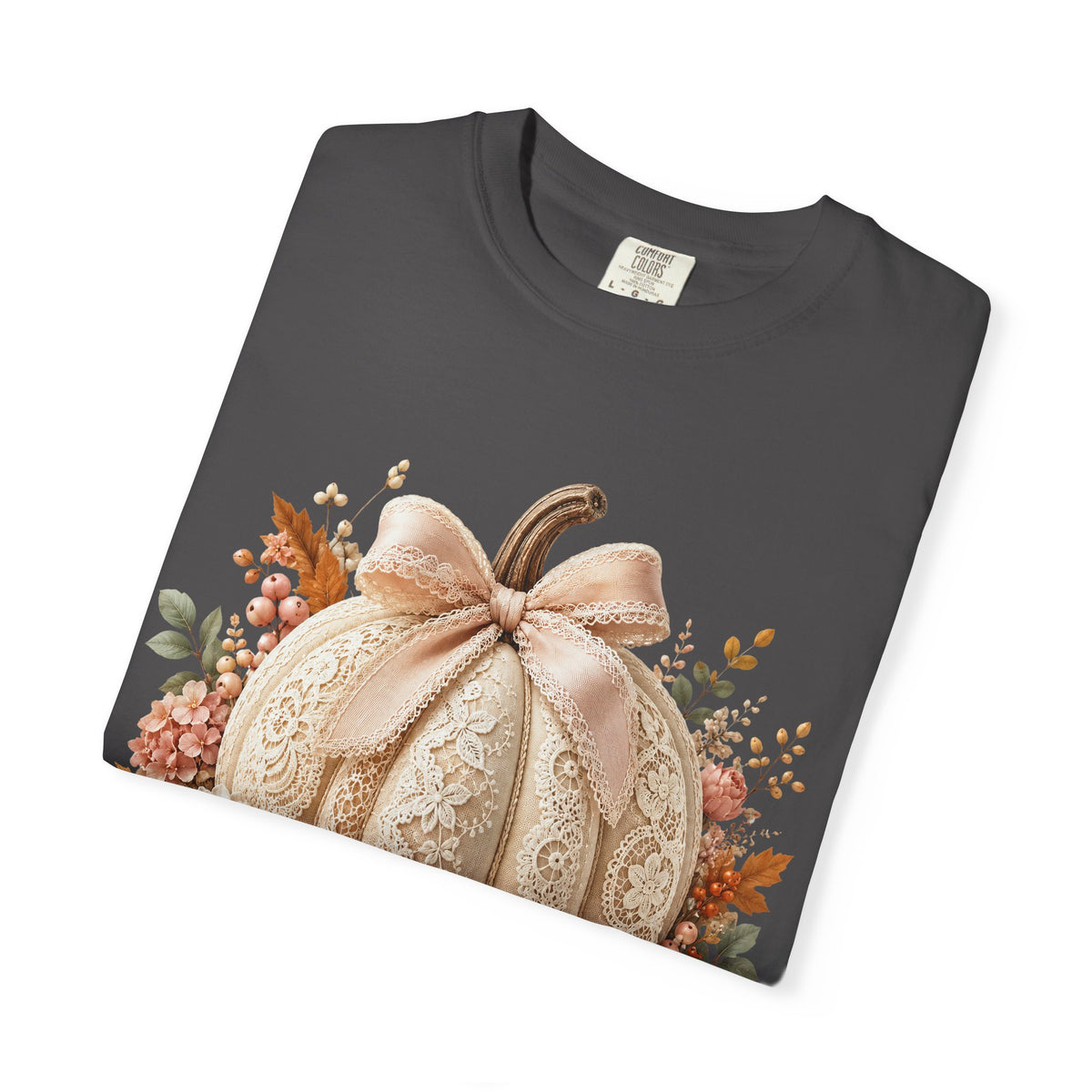 Floral Fall Pumpkin Tee