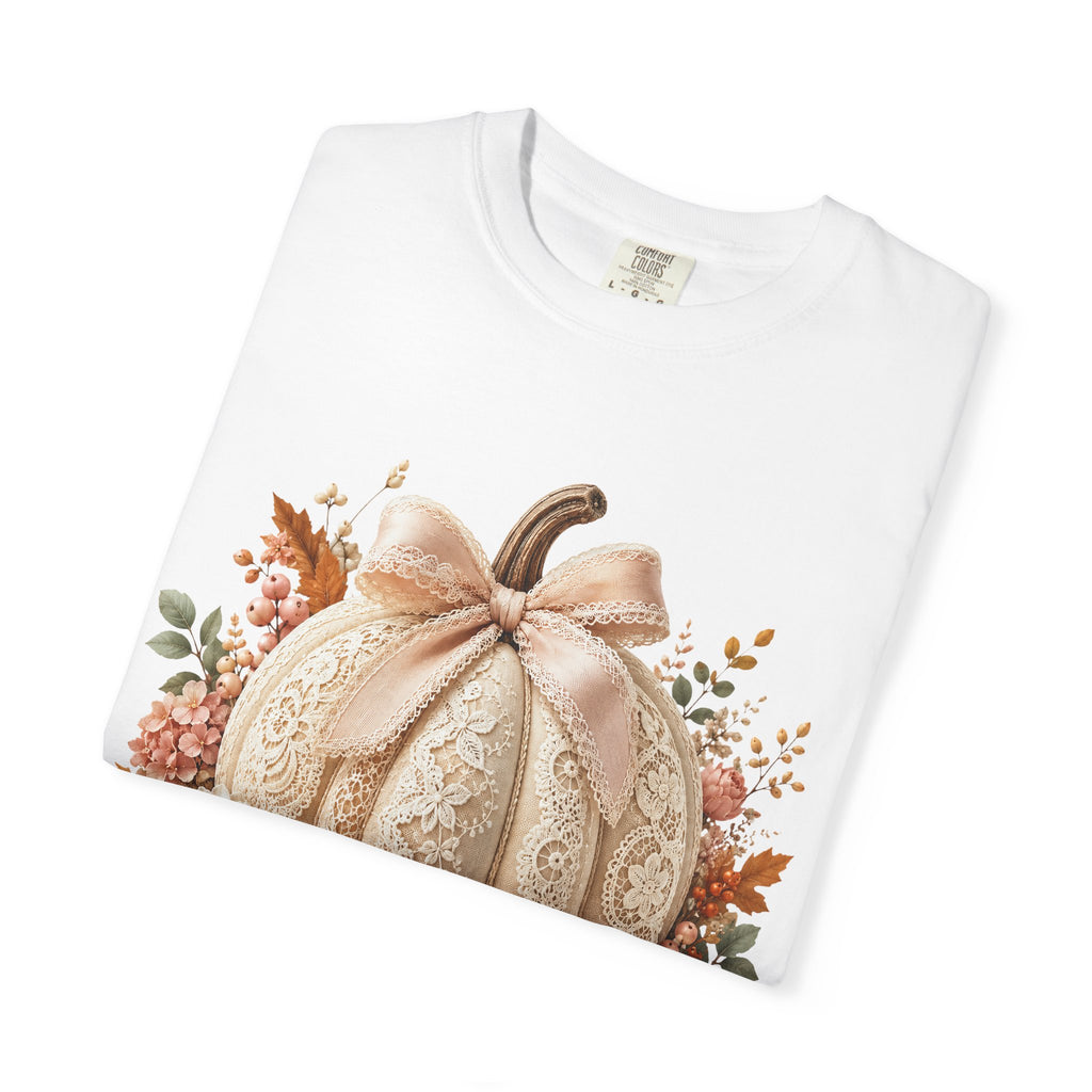 Floral Fall Pumpkin Tee