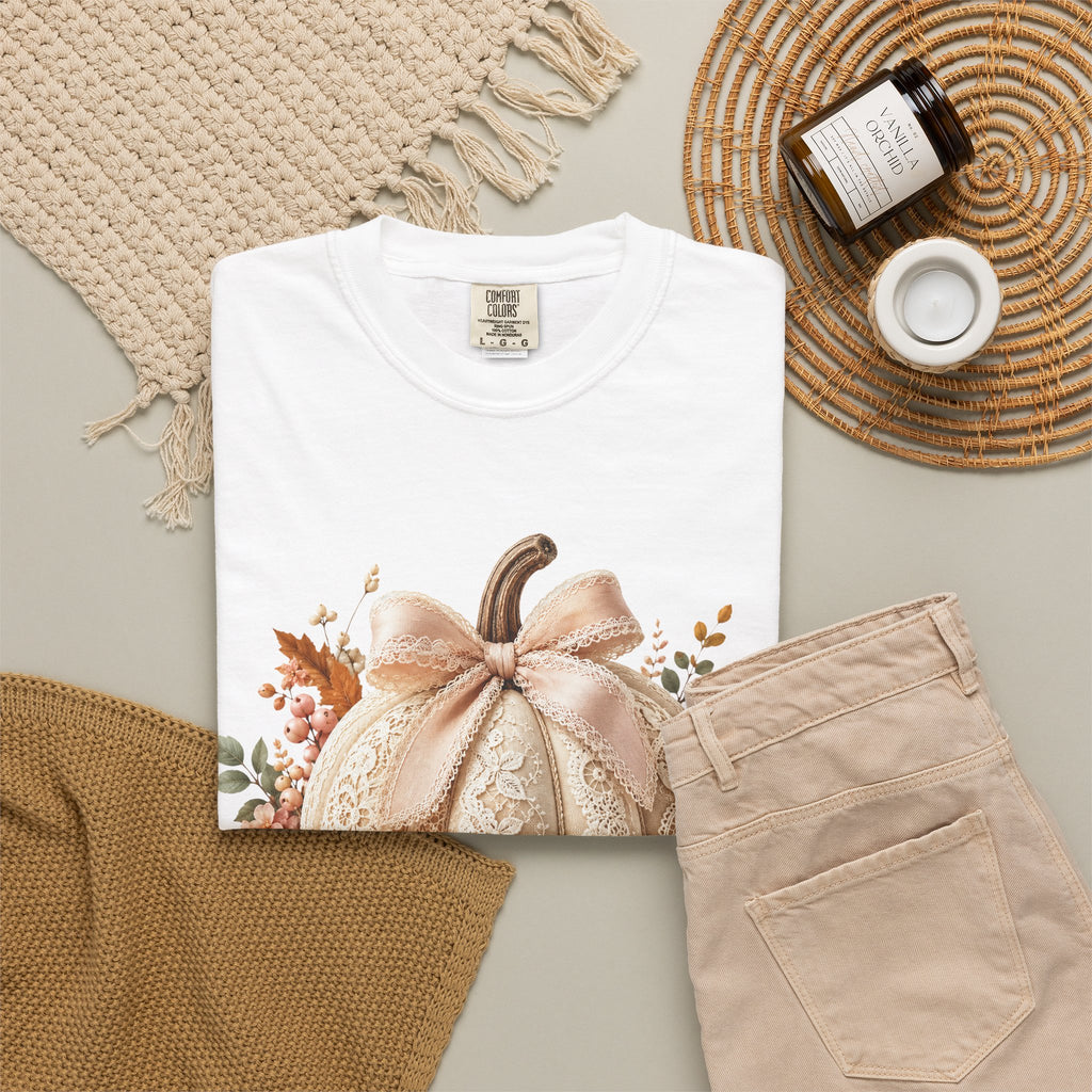 Floral Fall Pumpkin Tee