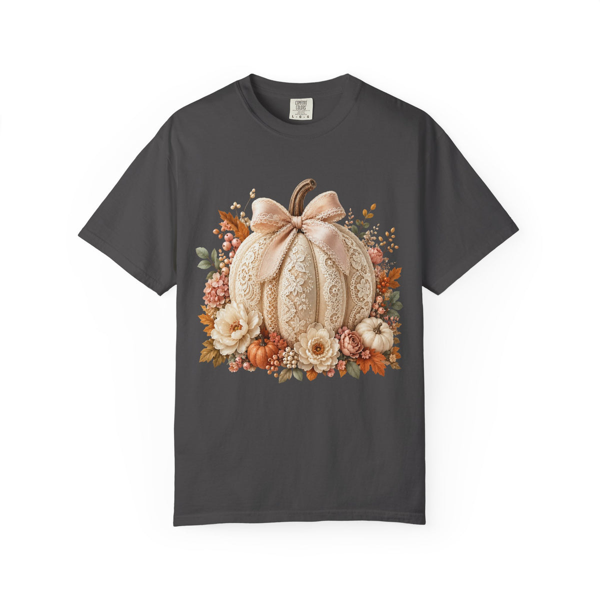 Floral Fall Pumpkin Tee