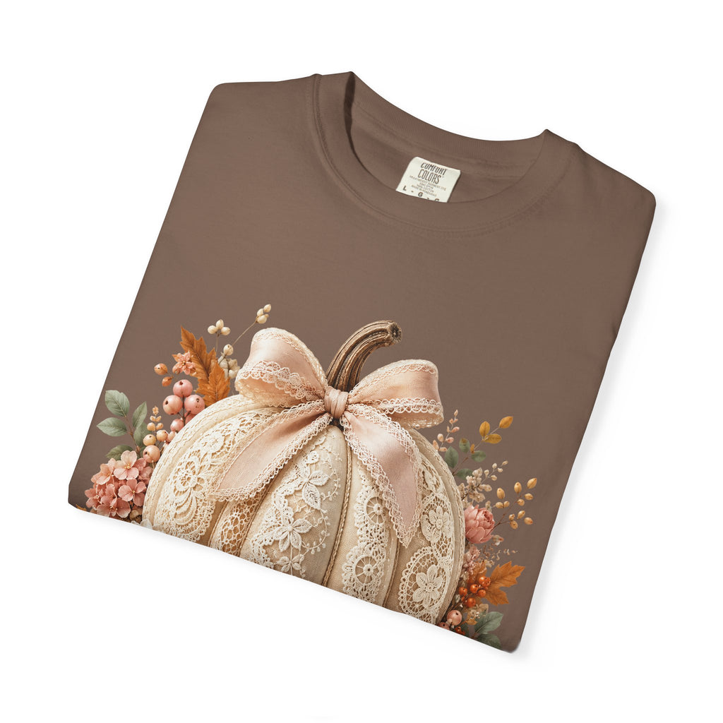 Floral Fall Pumpkin Tee