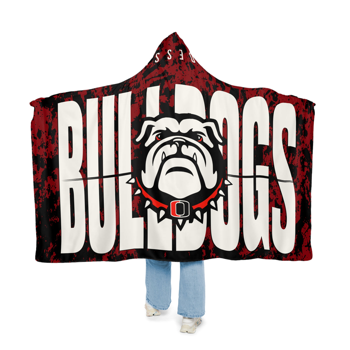 Odessa Bulldogs Hooded Blanket